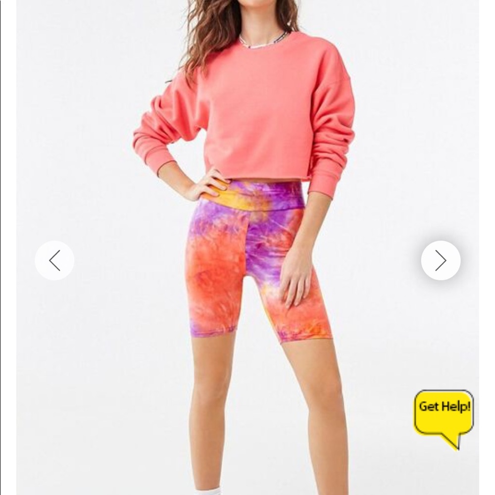 Forever21 Tye Dye Biker Short